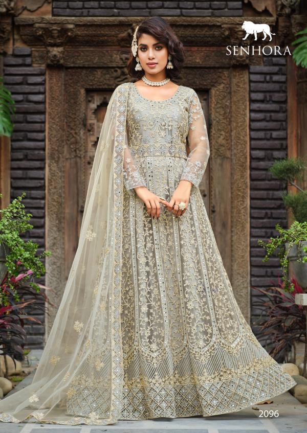 Senhora Amaira Anarkali Net Fancy Designer Salwar Suits Collection